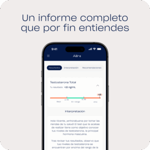 Resultados de test de testosterona