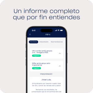 Resultados de la prueba de ITS