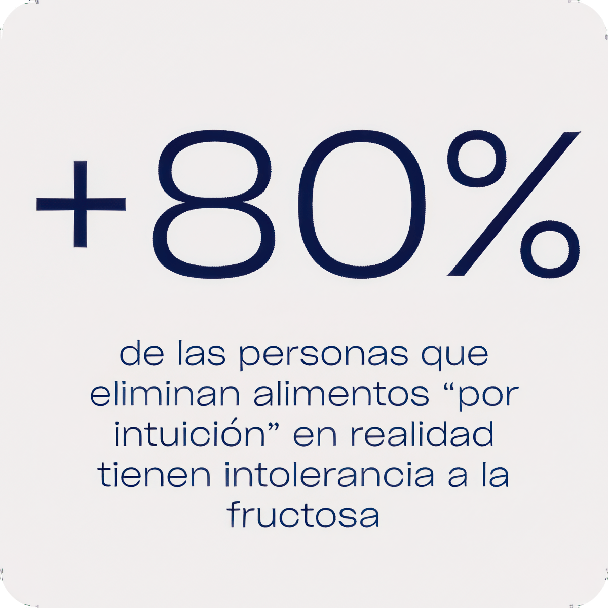 Estadística intolerancia fructosa